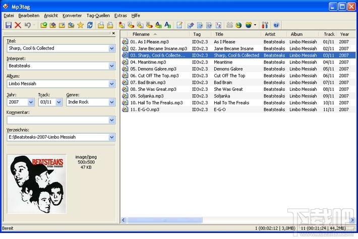 Mp3tag,MP3文件ID3-Tag信息修改器下载,Mp3tag2.59c官方下载